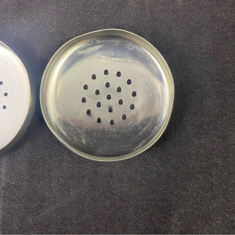 Elegant Silver Salt and Pepper Shaker Set